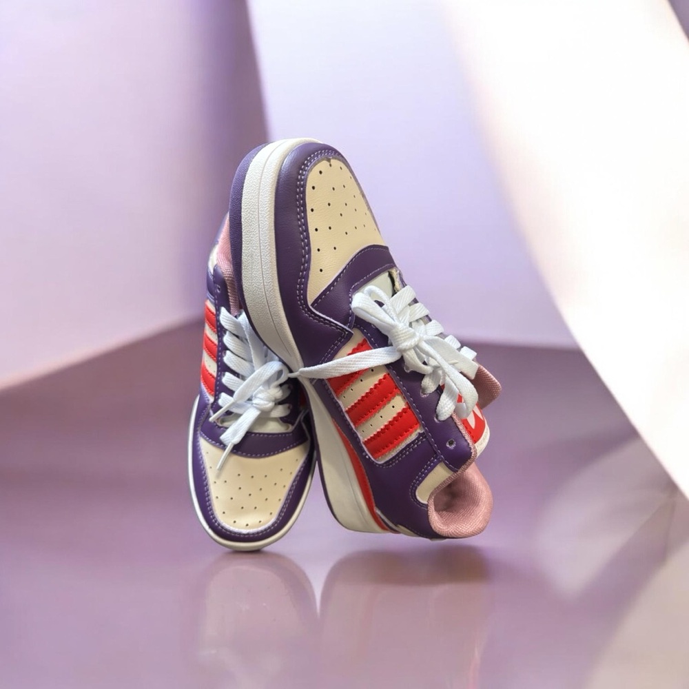 Adidas Kids Sneakers in Purple and Red